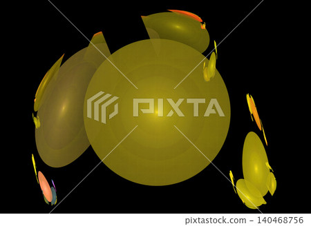 Crazy mystical coloured light effects. Incredible combinations of abstract light lines 140468756