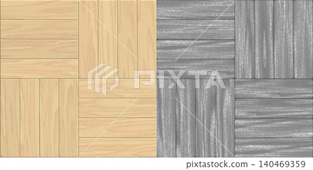 Pink Maple Basketweave Floor Texture and Mask View 140469359