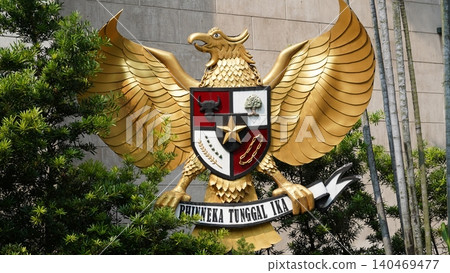 Garuda Pancasila National Symbol of Indonesia Garuda Pancasila National Symbol of Indonesia 140469477