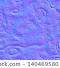 Pitted Lunar Rock Surface Normal Map Texture 140469580