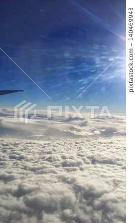 Cloud seen from an airplane 140469943