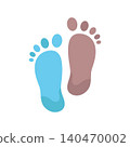 foot ilustration Logo vector Template 140470002