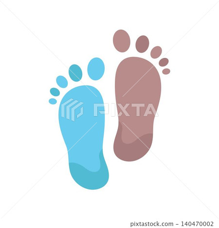 foot ilustration Logo vector Template foot ilustration Logo vector Template 140470002