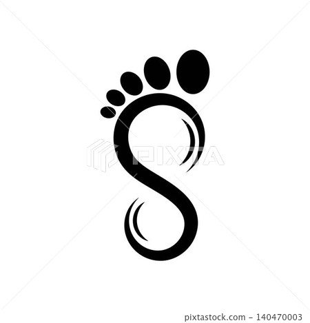 foot ilustration Logo vector Template 140470003