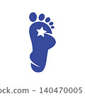 foot ilustration Logo vector Template 140470005