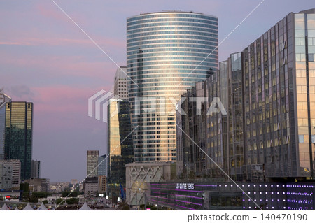 Paris, France - July 04, 2018: View of modern buildings in the suburbs of Paris De Fans Paris, France - July 04, 2018: View of modern buildings in the suburbs of Paris De Fans 140470190