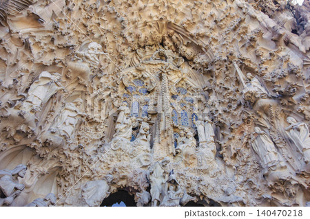 Gaudí's Nativity Facade of the Sagrada Familia 140470218