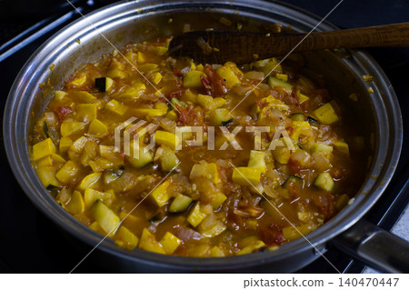 Ratatouille preparation step 6 Ratatouille preparation step 6 140470447