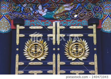 April 29 2026 Zuihoden ornate door with golden emblems April 29 2026 Zuihoden ornate door with golden emblems 140471043
