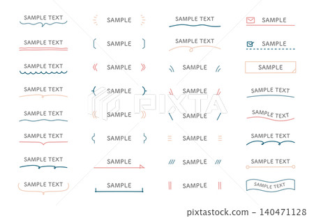 Hand-drawn embellishment set - vector graphics, illustrations, borders, frames, backgrounds, banners, decorations, underlines. Hand-drawn embellishment set - vector graphics, illustrations, borders, frames, backgrounds, banners, decorations, underlines. 140471128