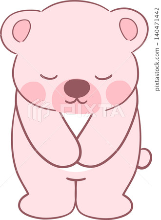 Bear Cartoon Baby Animal Illustration Bear Cartoon Baby Animal Illustration 140471442