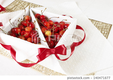 Cherries in a box - a gift image Cherries in a box - a gift image 140471877