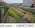 Yudono River in spring, Hachioji City 140471965