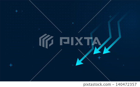 Set of arrows moving up on dark blue background. the bright arrows upward growth trend. blue arrow uptrend design showcases multiple arrows rising, symbolizing growth Set of arrows moving up on dark blue background. the bright arrows upward growth trend. blue arrow uptrend design showcases multiple arrows rising, symbolizing growth 140472357