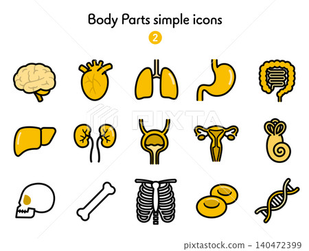 Simple Icon Collection: Human Body 2 140472399