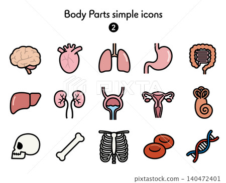 Simple Icon Collection: Human Body 2 140472401
