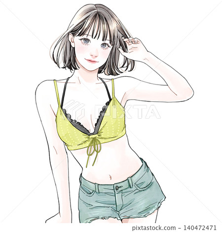 一個穿泳衣的女人 一個穿泳衣的女人 140472471