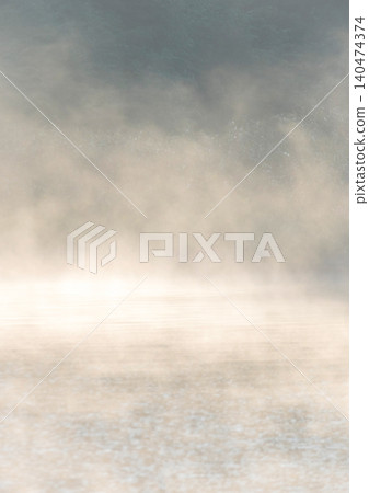 Morning mist on the water 140474374