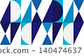 Geometric background in shades of blue and navy. 140474637