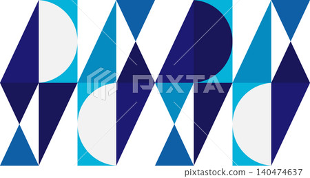 Geometric background in shades of blue and navy. Geometric background in shades of blue and navy. 140474637