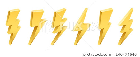 Gold lightnings set Gold lightnings set 140474646