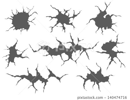 Grunge crack texture Grunge crack texture 140474716
