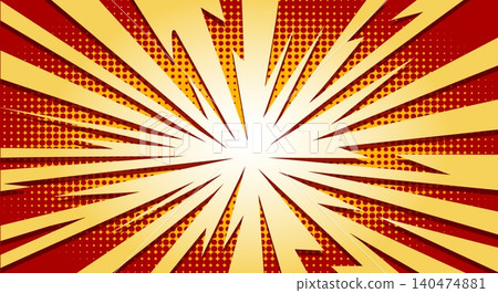 Cartoon explosion comic book style Cartoon explosion comic book style 140474881