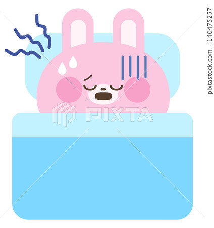 一隻可愛的兔子做了惡夢 一隻可愛的兔子做了惡夢 140475257