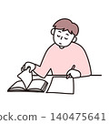 A man doing research 140475641