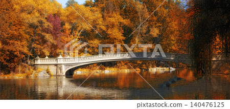Autumn, nature and river with bridge or trees with landscape, scenery and forest environment in countryside. Agriculture, water and woods for sustainability, location and foliage outdoor for ecology Autumn, nature and river with bridge or trees with landscape, scenery and forest environment in countryside. Agriculture, water and woods for sustainability, location and foliage outdoor for ecology 140476125