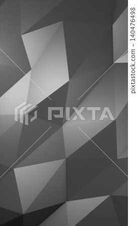 Minimal gray low poly geometric texture with faceted 3D surfaces, angular shadows, and modern monochrome background. Minimal gray low poly geometric texture with faceted 3D surfaces, angular shadows, and modern monochrome background. 140476498