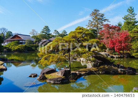 桂離宮的秋葉美景 140476653