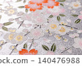 Yuzen Chiyogami (decorative paper): Emphasis on paper texture. 140476988
