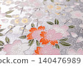 Yuzen Chiyogami (decorative paper): Emphasis on paper texture. 140476989