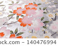 Yuzen Chiyogami (decorative paper): Emphasis on paper texture. 140476994