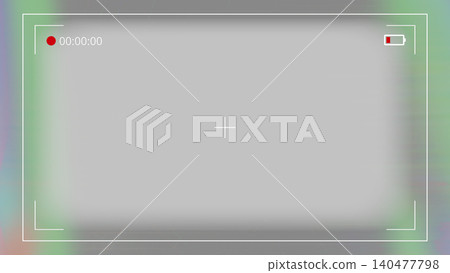 Camera viewfinder interface overlay with soft pastel blurred edges on transparent background, concept of cinematic video production Camera viewfinder interface overlay with soft pastel blurred edges on transparent background, concept of cinematic video production 140477798