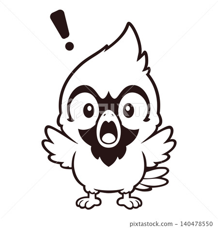 Cardinal bird mascot logo full body surprised expression Cardinal bird mascot logo full body surprised expression 140478550