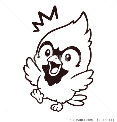 Cardinal bird mascot logo full body surprised expression Cardinal bird mascot logo full body surprised expression 140478554