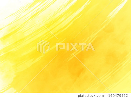黃色和橙色的抽像水彩畫 黃色和橙色的抽像水彩畫 140479332