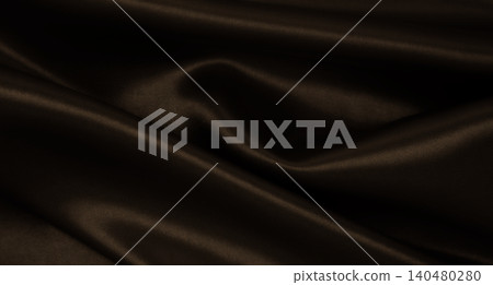 Smooth elegant brown silk or satin luxury cloth texture as abstract background. Luxurious background design. In Sepia toned. Retro style Smooth elegant brown silk or satin luxury cloth texture as abstract background. Luxurious background design. In Sepia toned. Retro style 140480280