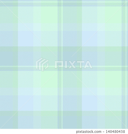 Fancy plaid texture background, refresh seamless check vector. Female tartan fabric textile pattern in light color. Fancy plaid texture background, refresh seamless check vector. Female tartan fabric textile pattern in light color. 140480438