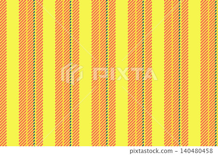 Rustic textile lines texture, indoor seamless pattern background. Creativity fabric vector stripe vertical in yellow and red colors. Rustic textile lines texture, indoor seamless pattern background. Creativity fabric vector stripe vertical in yellow and red colors. 140480458