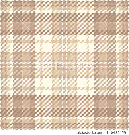 Dye pattern fabric texture, strong seamless background plaid. Curve check vector textile tartan in light and ivory colors. Dye pattern fabric texture, strong seamless background plaid. Curve check vector textile tartan in light and ivory colors. 140480459