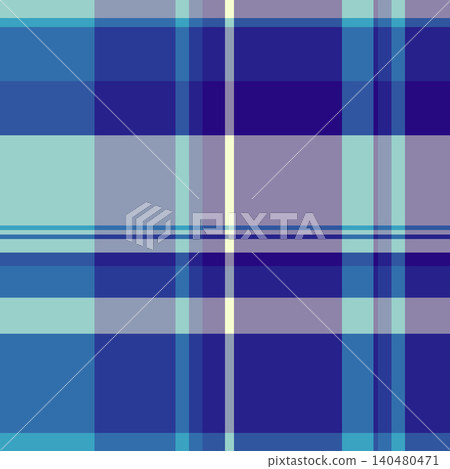 Store seamless textile plaid, pillow vector pattern tartan. Crossed texture check background fabric in blue and pastel colors. 140480471