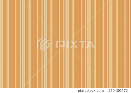 Regular vertical lines shape a smooth striped pattern with soft textile depth. Orange and light coloring adds clean graphic presence to the seamless textile background. Suited to wallpaper and fabric. 140480472