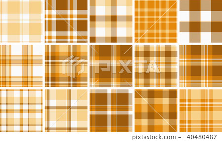 Plaid pattern set tailored for composition notebooks. Classic tartan designs add charm and appeal to school supplies. Vector structure ensures clean edges. Plaid pattern set tailored for composition notebooks. Classic tartan designs add charm and appeal to school supplies. Vector structure ensures clean edges. 140480487