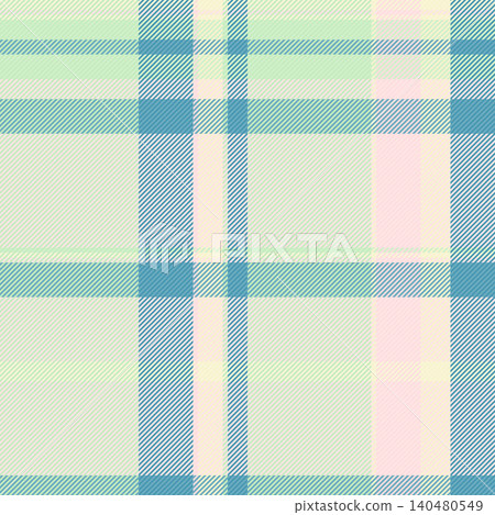 Stationary pattern vector fabric, wedding check tartan plaid. Clothing seamless textile background texture in light and misty rose colors. Stationary pattern vector fabric, wedding check tartan plaid. Clothing seamless textile background texture in light and misty rose colors. 140480549