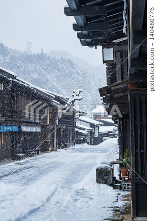 Tsumago-juku (winter) Tsumago-juku (winter) 140480776