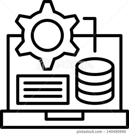 Database Modern Vector Icon Design Database Modern Vector Icon Design 140480990