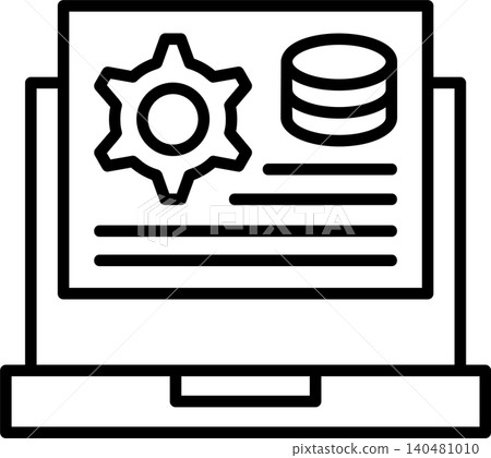 Application Setting Modern Vector Icon Design 140481010